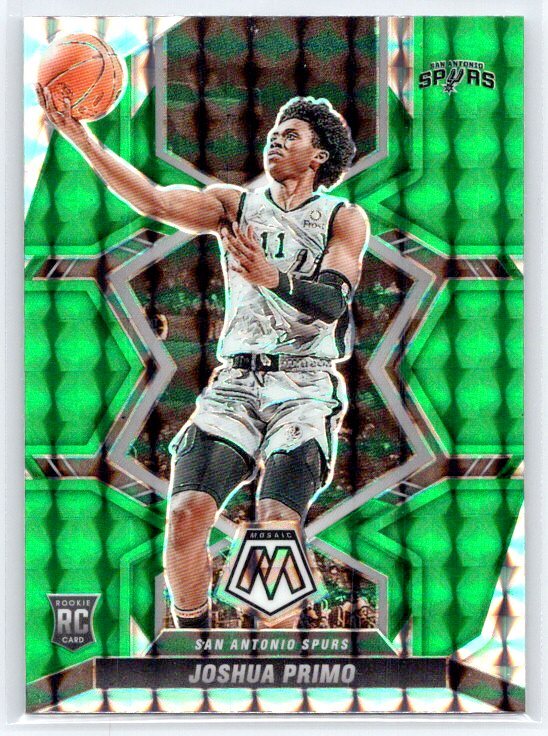 Joshua Primo 2021-22 Panini Mosaic Rookie Green #204
