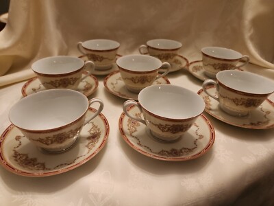 NORITAKE China Nippon Toki Kaisha Cup & Saucer - Set of Two