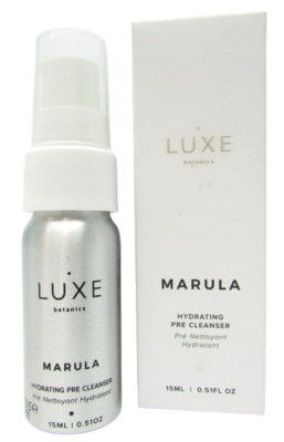 LUXE Botanics Mini Marula Hydrating Pre-Cleanser Oil 15ml/0.51oz Made in USA NIP