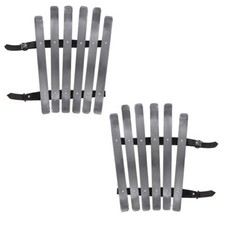 Medieval Knights Splinted 16 Gauge Steel Leg Armor Viking Greaves Handforged Set