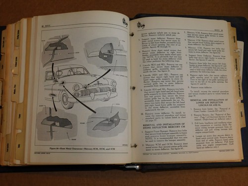 1949 1950 1951 Lincoln Mercury Overhaul Manual FlatHead V8 Original PLEASE READ - Picture 22 of 24