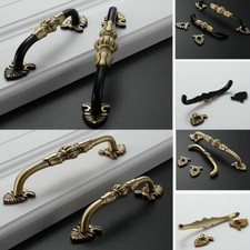 1 X Messing Ziehgriff Schublade Tür Knopf Kleiderschrank Schrank Retro Dekor