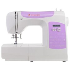 Macchina da cucire computer Singer C5205-PR (viola) facile da usare, cuciture estensibili