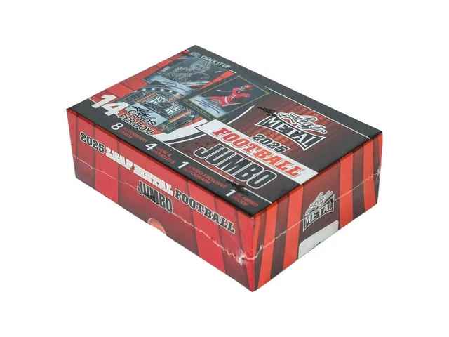 2025 Leaf Metal Football Jumbo Box (&)