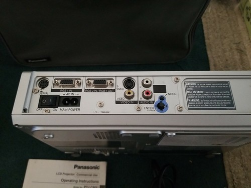 Panasonic projector lcd remote case tested works digital condition pt-lc55u - Picture 5 of 7