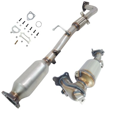 Front&Rear Catalytic Converters For Honda Accord 2013 2014 2015 2016 2017 2.4L