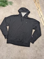 Champion Hoodie Mens L Large Black Pullover Authentic Athleticwear Sweatshirt