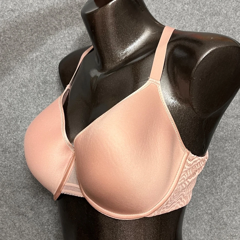 Бюстгальтер бесшовный футболка Chantelle 34DDD C Jolie на косточках контурный J-hook розовый - Изображение 3 из 4