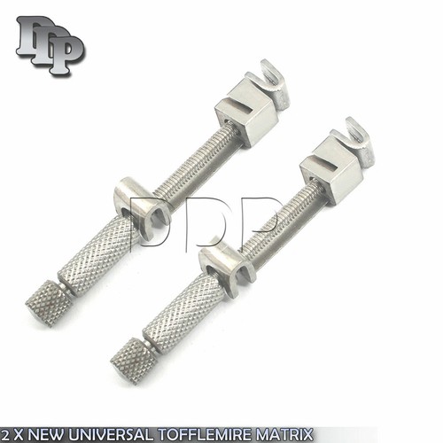 2 Pezzi Ferma Tofflemire Matrix Fasce Universali STRUMENTI DENTALI - Foto 1 di 3