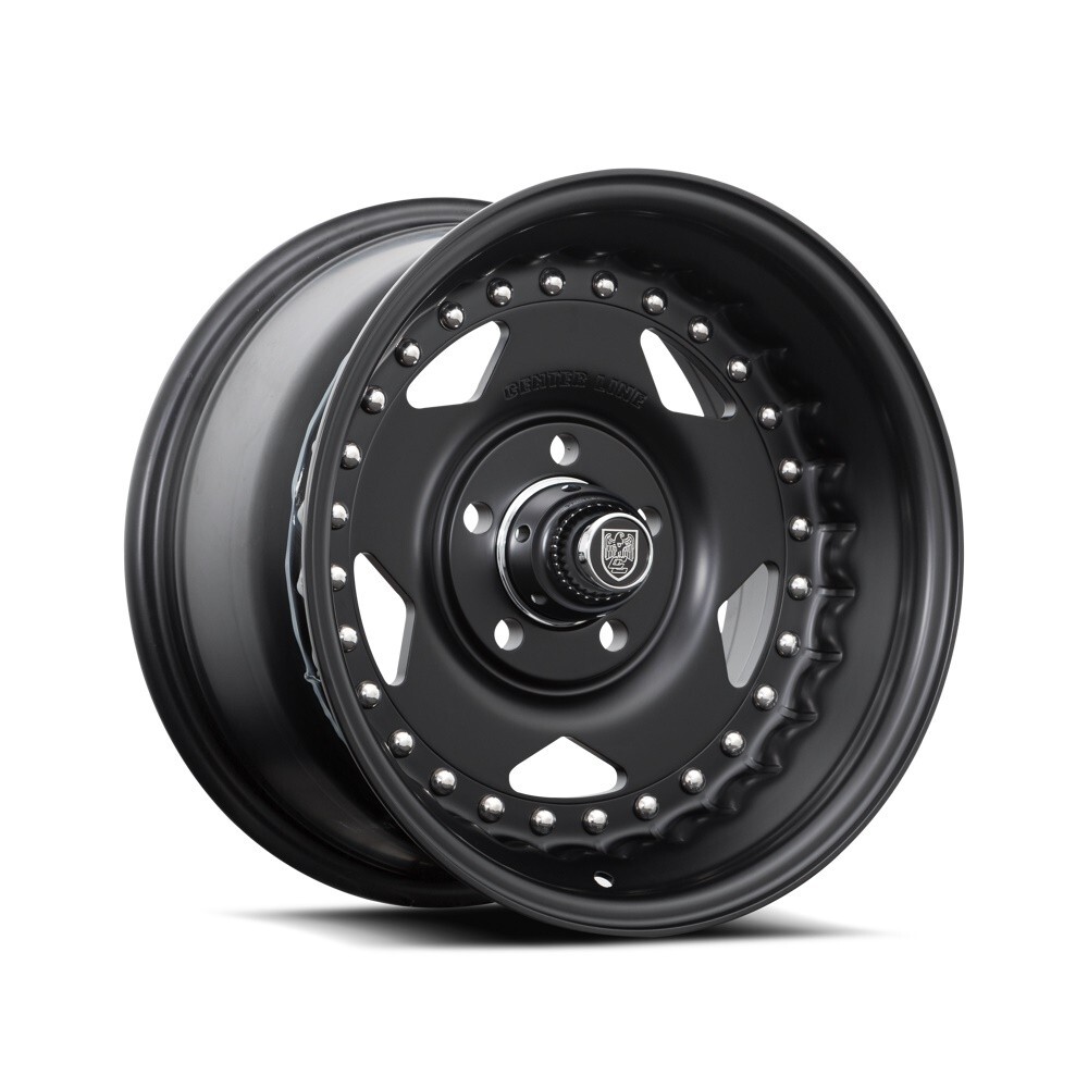15 BLACK CENTERLINE CONVO PRO 15X8 000SB-58065+00 DRAG STAR 5X4.50