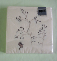 20 Servietten Vogel Zweige Filigran Angebot 1 Packung Ovp Ppd Motivservietten