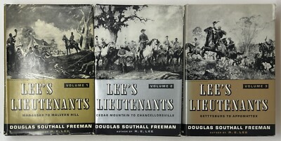 Douglas Southall Freeman - 3 Volume Set, Lee's Lieutenants: A Study in Command