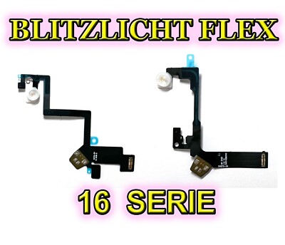 Für iPhone 16 Series Blitz Licht Plus Pro Max Flash Light Mikrophone Flex Kabel