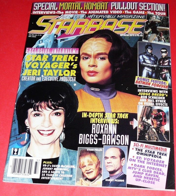 Starbase Magazine Superstar Facts & Pix #33 Exclusive Interview Jeri Taylor