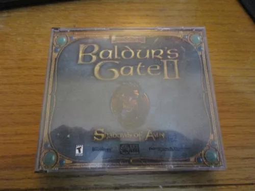 Baldur's Gate II Shadows of Amn (PC) Case 4 discs Free Shipping