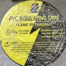 Black Pvc Insulation Tapes-Flame Retardant Qty 20