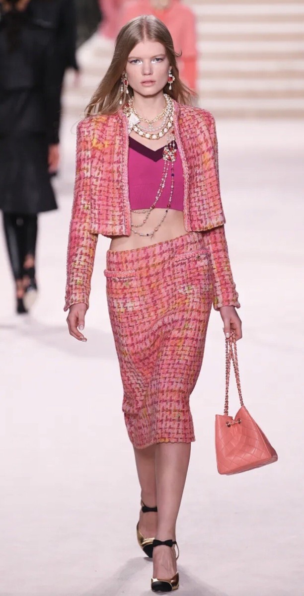 CHANEL ピンク タンクトップ サイズ44 大人気ピンクカラー♪CHANEL トップハンドル ミニフラップバッグ