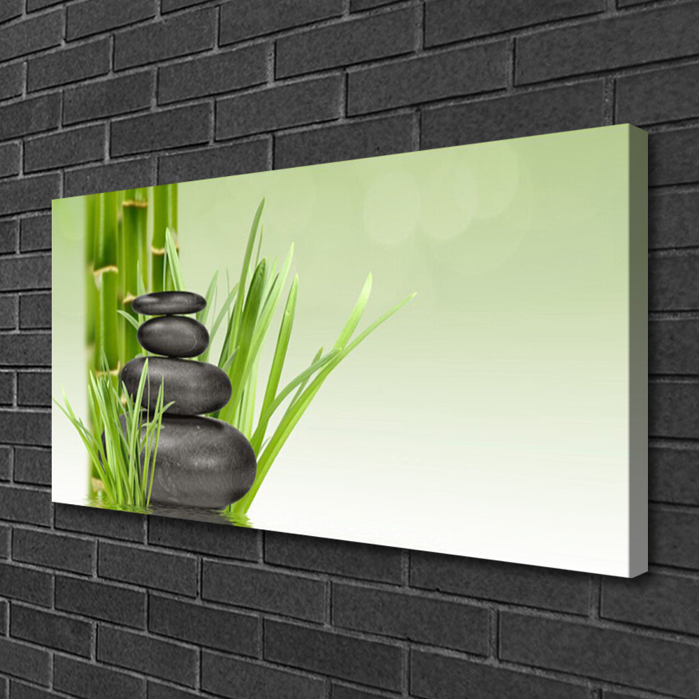 Image sur toile bambou 100x50 cm pour illuminer un mur sombre sans faire de travaux