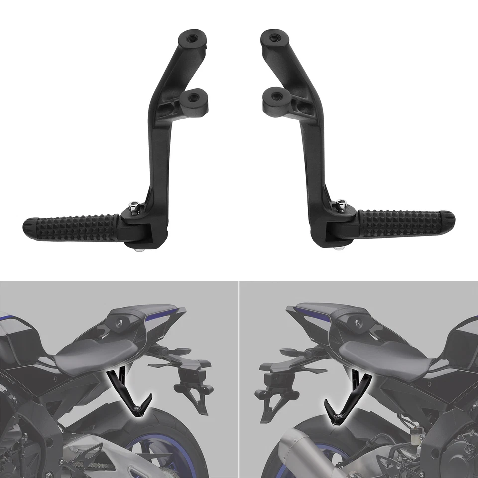 Foot Pegs Fit For Yamaha YZF R7 YZF R1 2015-2024 Rear Passenger Bracket - Image 4 of 4