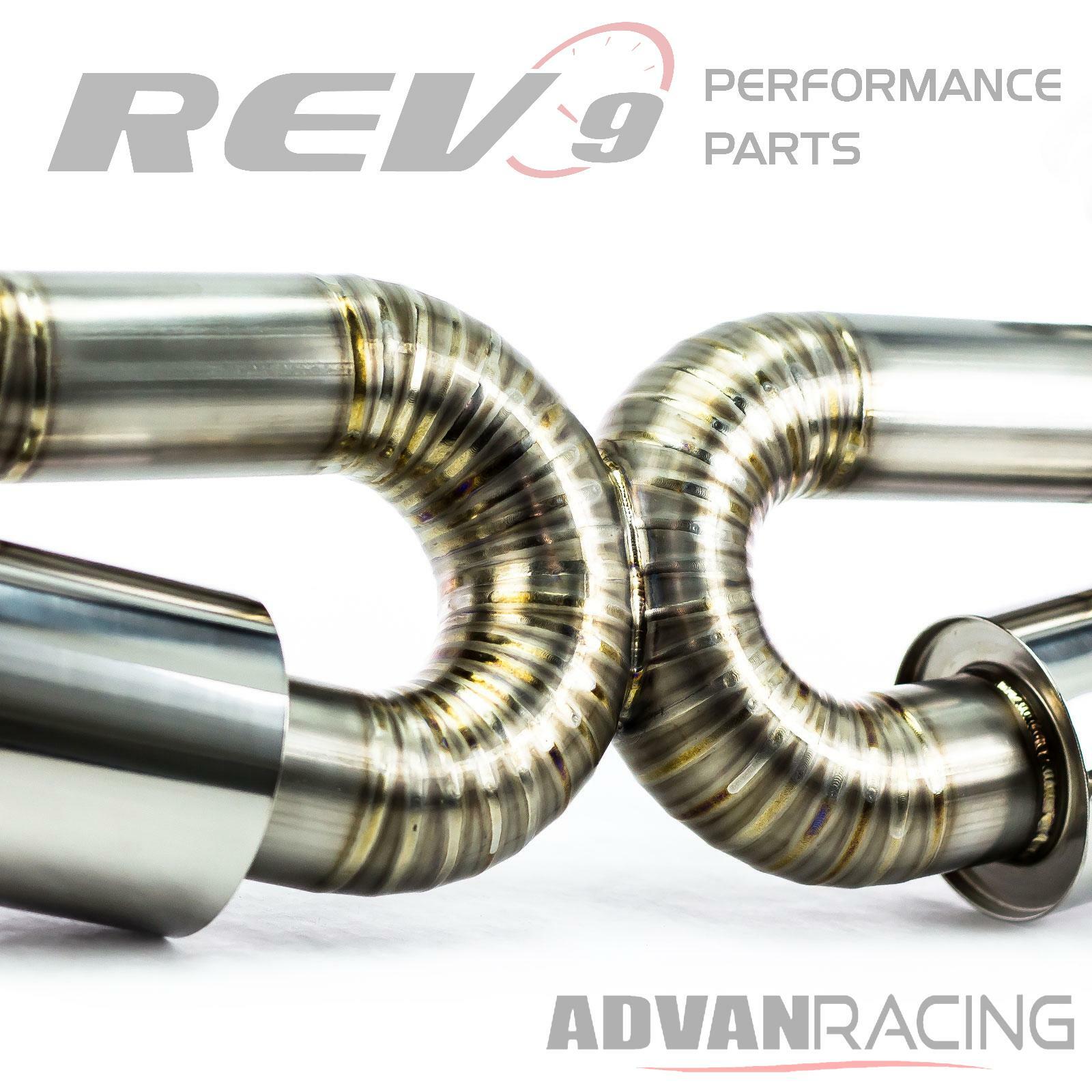 Rev9 Titanium Cat-Back Exhaust Bolt On Replacement 3 Inch fits Audi R8 5.2L V...