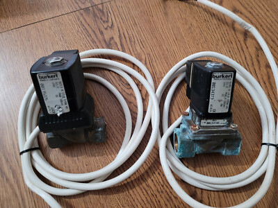 LOT OF 2! Burkert 6213 & 5281 A 13.0 EPDM M5 Solenoid Valves