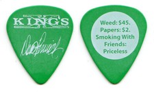 King's X Doug Pinnick Signature Smoking With Friends Green Tour Guitar Pick