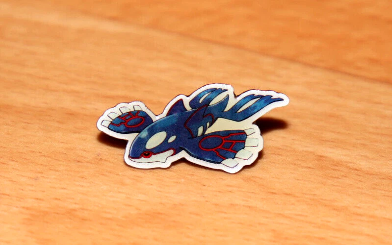 Pokemon Kyogre Pokemon GO Very Rare Pin / Badge - Image 4 of 4