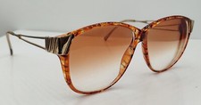Vintage Marchon Brown Oval Sunglasses Japan FRAMES ONLY