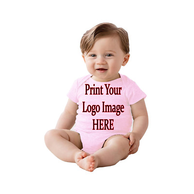 Baby New Born Infants Bodysuit Print Your Own Logo Images All Sizes Available