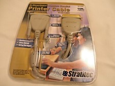 Stratitec Printer Cable, Premium Parallel, Bi-Directional 10FT 3 met IEEE-1284