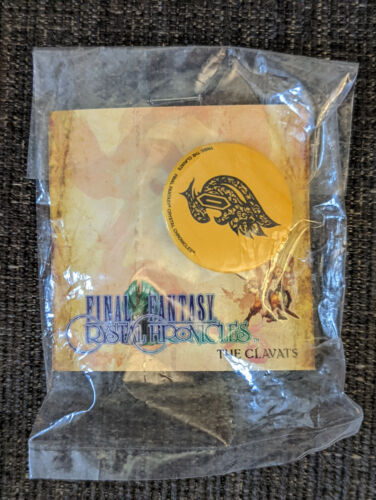 Bouton promotionnel The Clavats - Final Fantasy Chrystal Chronicles - Nintendo Gamecube - Photo 1 sur 2
