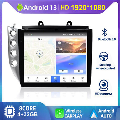 10'' Android 13 Radio Vertical Screen for Maserati GT GranTurismo 2007-2017 GPS