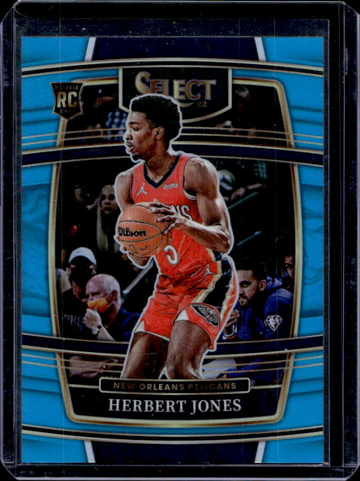 2021-22 Select Herbert Jones Concourse Light Blue Prizm Rookie RC #185/299