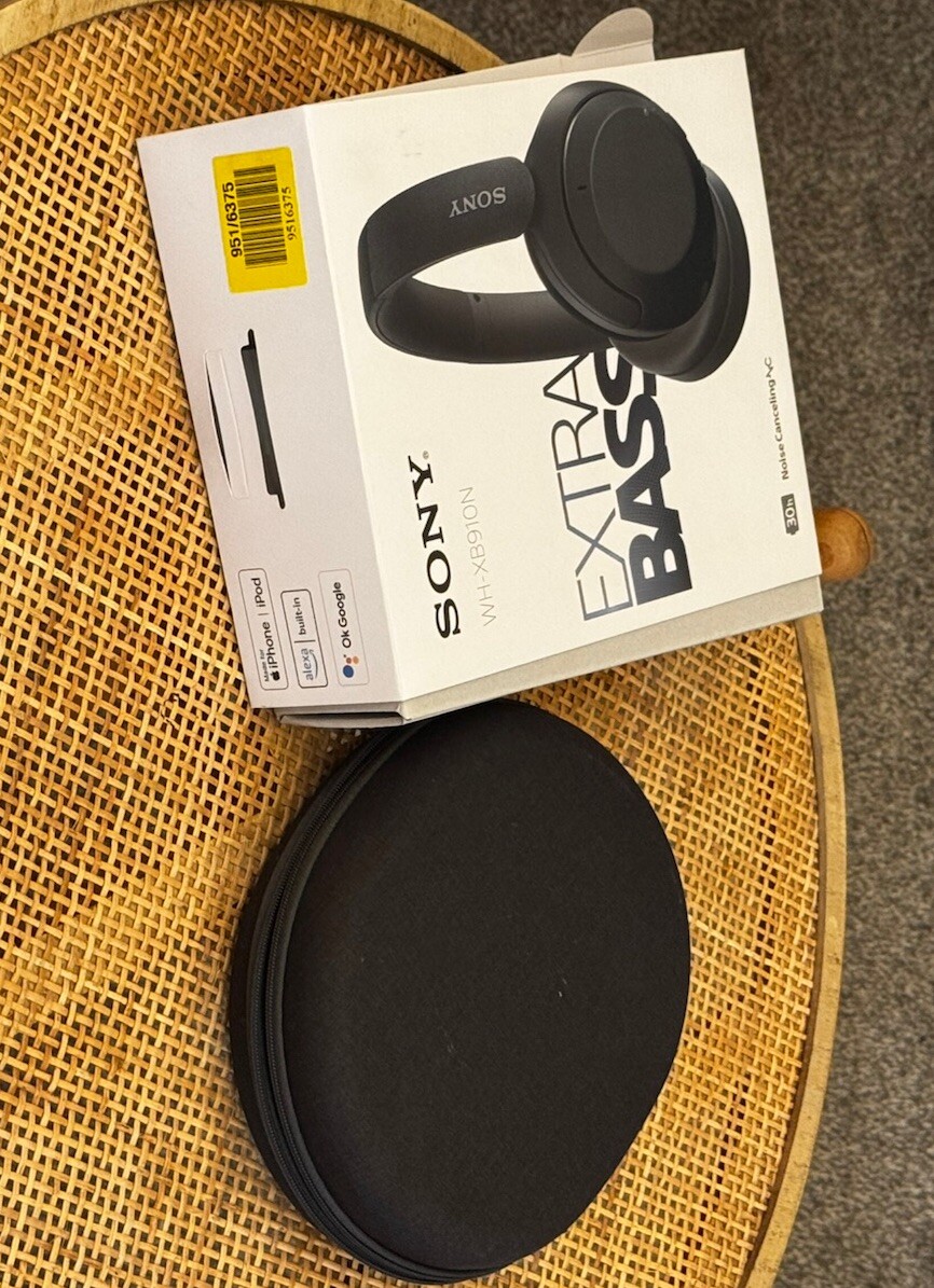 Sony WH-xb910n Wireless Noise-Canceling Headphones Black UK