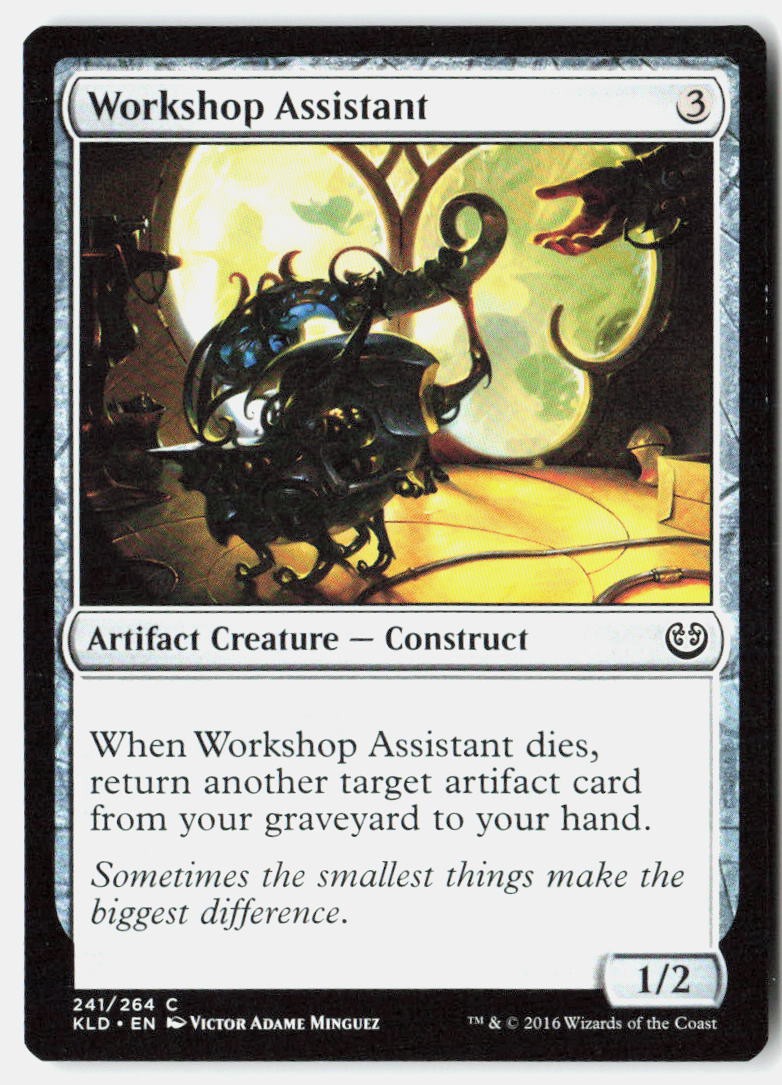 Workshop Assistant 241 Common Kaladesh Magic: The Gathering Lightly Played