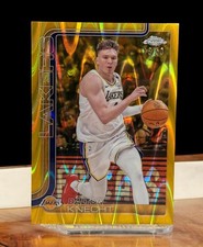 2025-26 Topps Chrome Sapphire Dalton Knecht Gold Sapphire #18/50 TEAM COLORS!!