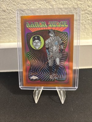 Aaron Judge Topps Chrome 2025 Ultra Violet All Stars /25 SSP New York Yankees