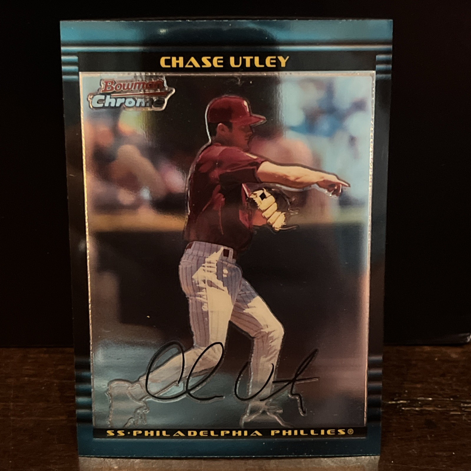 2002 Bowman Chrome Chase Utley RC #241