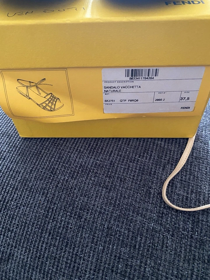 Sandalo Fendi vacchetta naturale – taglia 37,5 (con scatola) - Imagen 2 de 4