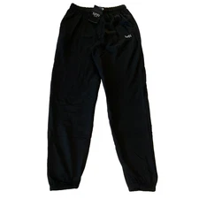Boohoo Man Jogger Sweat Pants Men Size M Black Original Loose Stretch Drawstring
