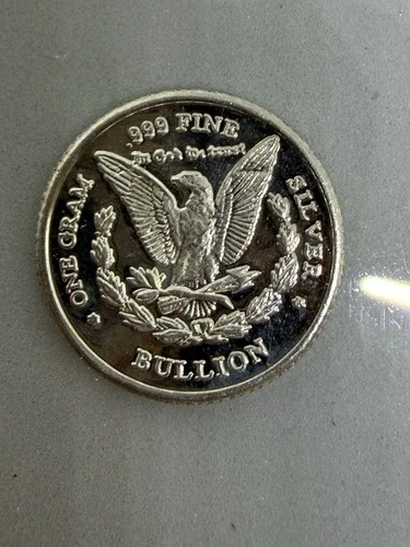 0.999 Pure Silver Round Bullion 1 Gram