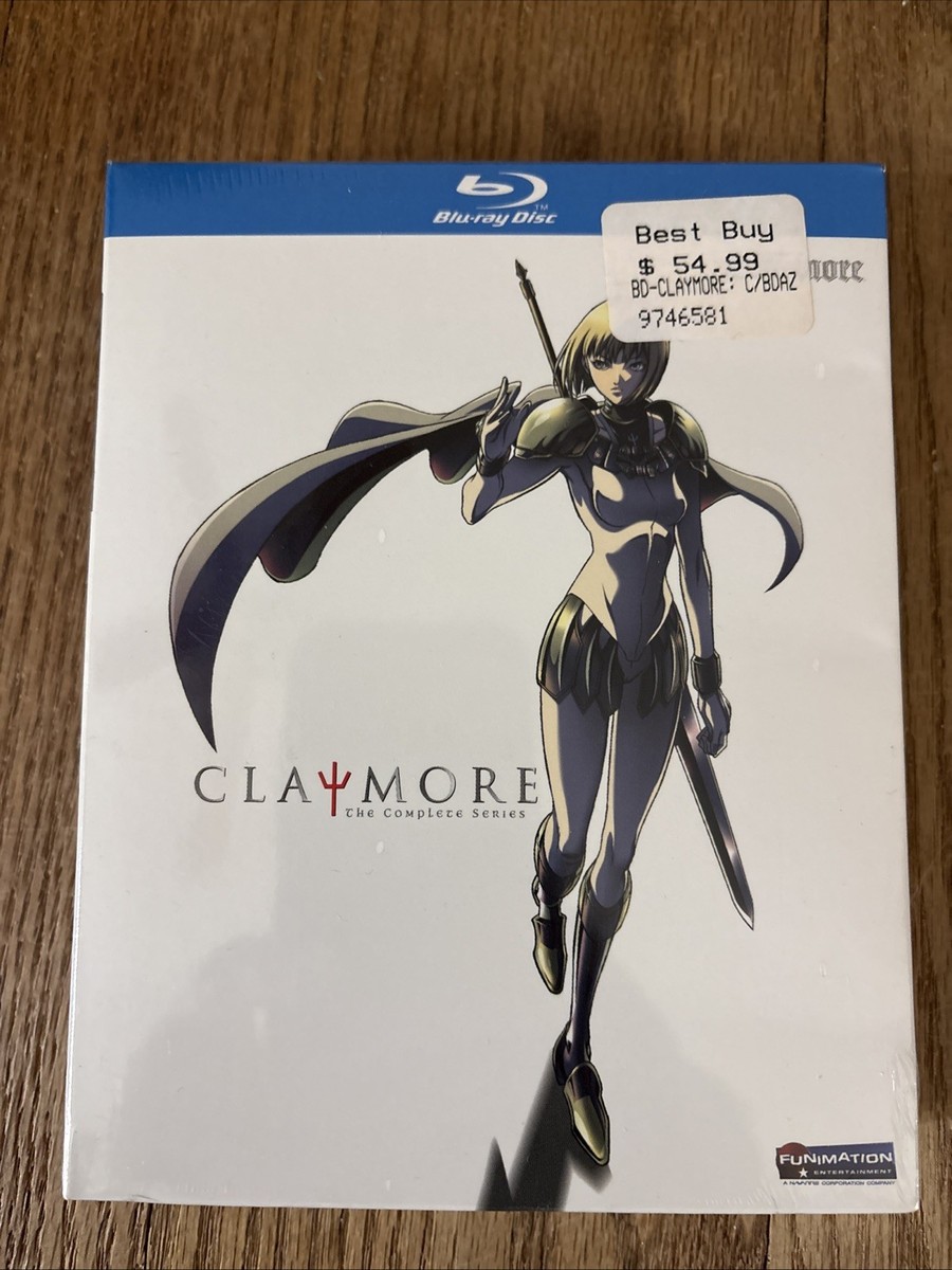 Claymore: The Complete Series (Blu-ray Disc, 2010, 3-Disc Set) for