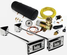 Hadley Horns H00977n Twin Rectangular Horn Kit