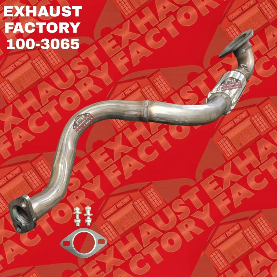 100-3065 FRONT EXHAUST FLEX PIPE FITS 2004-2008 PONTIAC WAVE 1.6L ENG - Image 3 of 4