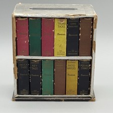Vintage Dennisons Bookshelf 12 Books Office S...