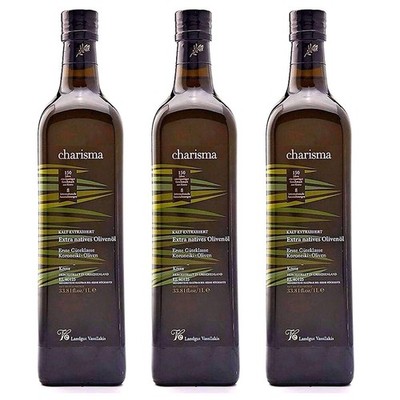 Charisma Olivenöl 3x 1,0l Vassilakis Estate Kreta 
