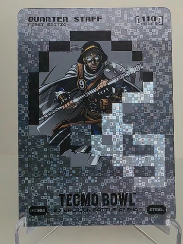 BO JACKSON BATTLE ARENA TECMO BOWL QUARTER STAFF HELMET ICONS STEEL HI298