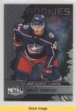 2020-21 Skybox Metal Universe Rookies Spectrum Calvin Thurkauf #121 READ 00em