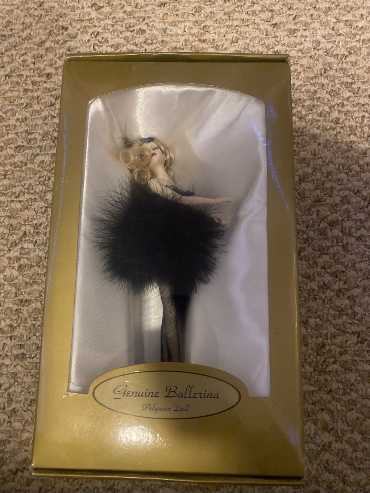 Figura Muñeca Bailarina Poliresina Genuina Nueva en Caja - Absolutamente Impresionante