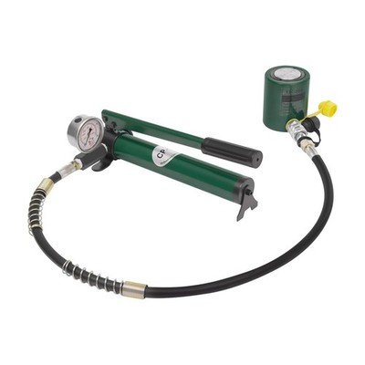 Hydraulic Cylinder Jack, 20 Ton Hydraulic Ram Jack+ CP-180 Hand Pump Low Prof...